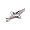 Non-Tarnish 304 Stainless Steel Pendants X-STAS-E169-17P-2