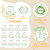 30Pcs Acrylic Bead Caps for Wind Chimes Making TACR-TA0001-69A-4