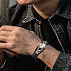 1Pc Sport Theme Cowhide Multi-strabd Bracelets BJEW-LP0003-50D-1