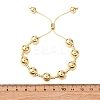 Brass Round Beads Slider Bracelets for Women LS-BJEW-D357-06A-G-3
