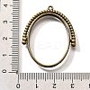 Alloy Open Back Bezel Pendants PALLOY-I223-11AB-3