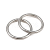 304 Stainless Steel Closed Jump Rings STAS-G393-06P-17-3