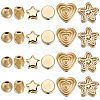 1800Pcs 6 Styles CCB Plastic Beads CCB-PA0001-14G-7