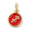 Real 18K Gold Plated Brass Enamel Charms KK-L216-001G-C03-1