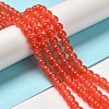 Baking Paint Imitation Jade Glass Round Bead Strands DGLA-Q021-8mm-32-1
