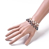 Cultured Freshwater Pearl  Beaded Bracelets BJEW-JB04819-4