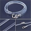 4 Pairs 2 Style Transparent TPU Shoelace & Silicone Stickers DIY-NB0006-70-5