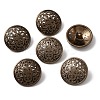 1-Hole Retro Zinc Alloy Shank Buttons BUTT-WH0028-45C-05-2