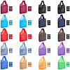20Pcs 12 Colors Reusable Polyester Supermarket Shopping Tote Bags ABAG-CN0001-50-6