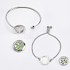 1Pc Stainless Steel Open Cuff Bangles BJEW-SC0001-55B-5