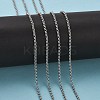 Tarnish Resistant 304 Stainless Steel Rolo Chains STAS-O076-01-5