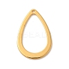 Ion Plating(IP) 304 Stainless Steel Pendants STAS-U025-06G-1