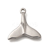 Anti-Tarnish 304 Stainless Steel Pendants STAS-M075-19P-1