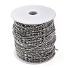 Tarnish Resistant 201 Stainless Steel Ball Chainswith Spool CHS-R008-19-100m-4