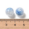 Duotone Spray Painted Crackle Acrylic Beads OACR-G029-02E-3