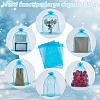 30pcs Large Organza Pouches Portable Shoes Bag Travel Storage Drawstring Bags OP-SP0001-03B-05-6