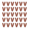 Opaque Acrylic European Beads OACR-TAC0019-006V-2