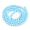 Electroplate Glass Beads Strands EGLA-A044-P2mm-B06-2