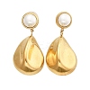 304 Stainless Steel Stud Earrings EJEW-R020-02G-01-4