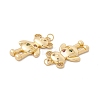Rack Plating Brass Micro Pave Colorful Cubic Zirconia Pendants ZIRC-C040-23G-3