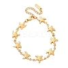 304 Stainless Steel Link Bracelets for Women BJEW-Z125-03G-01-2