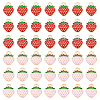 48Pcs 2 Colors Light Gold Plated Alloy Enamel Pendants FIND-LP0002-74-1