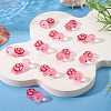 12Pcs Luminous Translucent Resin Sea Animal Cabochons RESI-TA0004-56D-5