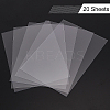 Transparent Plastic Board with Protective Paper for Photo Frame Replacement DIY-OC0003-74C-5