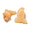 Natural Topaz Jade Carved Healing Goldfish Figurines DJEW-D012-08D-2