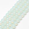 Baking Painted Glass Beads Strands DGLA-Q023-8mm-DB1-1