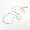Tarnish Resistant Men's 304 Stainless Steel Cable Chain Necklaces STAS-O037-12P-3