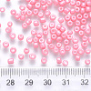 6/0 Baking Paint Glass Round Seed Beads SEED-S036-01C-04-3