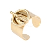 304 Stainless Steel Circular & Rod-shaped Open Cuff Rings RJEW-C095-01G-1