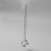 Bling Diamond Cube Car Rear View Mirror Charms HJEW-WH0043-45P-02-1