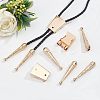 3Pcs Iron Bolo Tie Slide Clasps FIND-ANB0003-18LG-4
