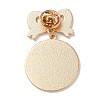 Black Golden Zinc Alloy Brooches JEWB-O013-02B-G-2