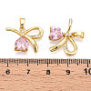 Brass Micro Pave Cubic Zirconia Charms KK-N254-225G-3