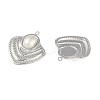 304 Stainless Steel Pendants STAS-Z070-02P-02-2