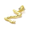Rack Plating Brass Micro Pave Cubic Zirconia European Dangle Charms KK-L210-015G-Z-2