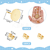 50Pcs 304 Stainless Steel Stud Earring Findings STAS-UN0059-21B-3