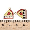 Alloy Enamel Pendants FIND-O003-04G-3