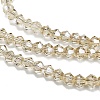 Transparent Electroplate Glass Beads Strands EGLA-A039-T3mm-UA08-3