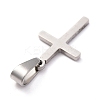 Tarnish Resistant 304 Stainless Steel Pendants STAS-P253-09P-2