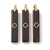 Natural Tiger Eye Pendants GG-CBA51ED-01G-05-1