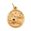 304 Stainless Steel Rhinestone Pendants STAS-K307-11B-G-1