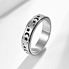 201 Stainless Steel Rotatable Finger Rings FS-WG1BCD7-03-1