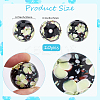 10Pcs Handmade Inner Flower Lampwork Beads LAMP-PA0001-02C-2