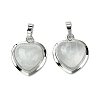 Natural Quartz Crystal Pendants G-C114-03P-25-1