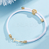 1pc Adjustable Nylon Cord Slider Bracelets for Women BJEW-LP0001-33T-G-3