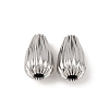 Textured 304 Stainless Steel Beads STAS-I358-11P-02-1